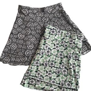 Ann Taylor Loft Floral Mini Skirts: Set of 2